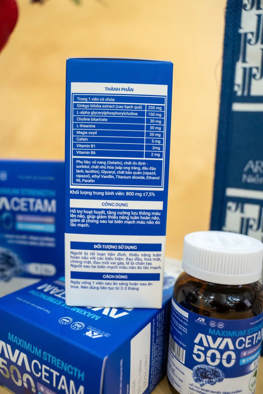 Hoạt Huyết Avacetam 500 (Hộp 30 Viên) – Tăng Tuần Hoàn Máu Brain, Giảm Rối Loạn Tiền Đình - Ảnh 5