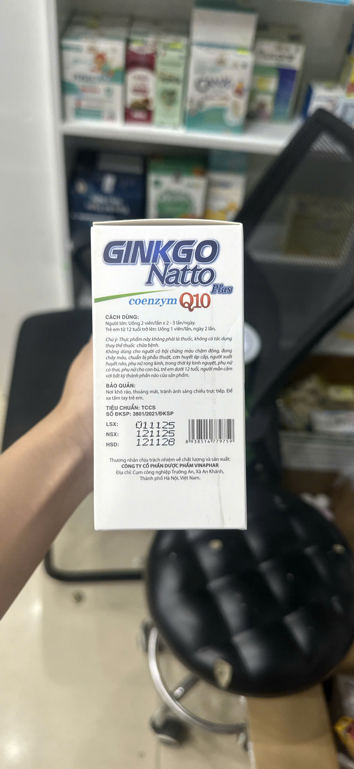 Ginkgo Natto Plus Coenzym Q10 Hộp 100 Viên – Hỗ Trợ Tuần Hoàn Não, Giảm Hoa Mắt Chóng Mặt - Ảnh 3