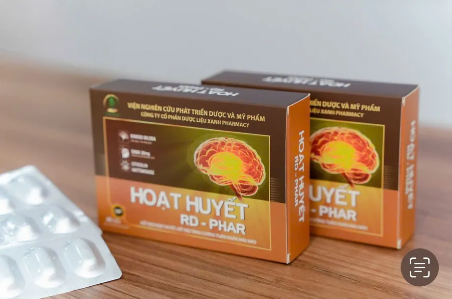 Hoạt Huyết RD-Phar (Hộp 40 Viên) – Giúp Tăng Tuần Hoàn Máu Não, Giảm Mất Ngủ & Đau Đầu - Ảnh 4