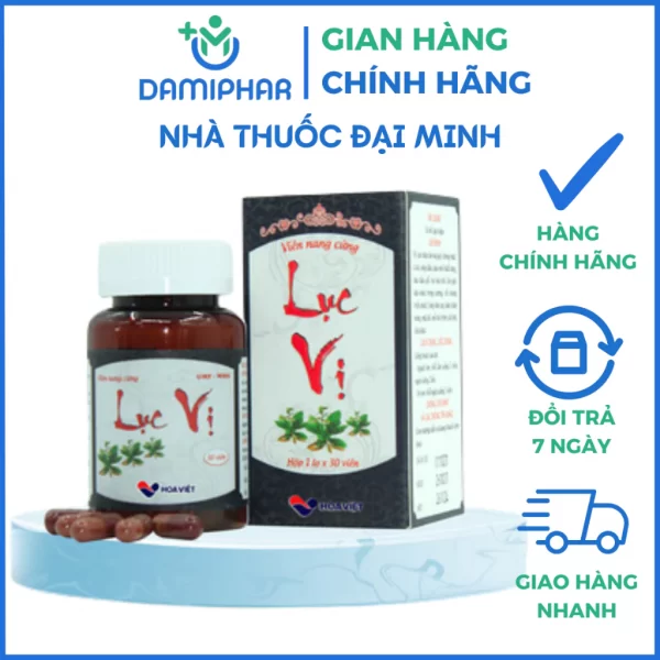 Viên Nang Cứng Lục Vị Lọ 60 Viên