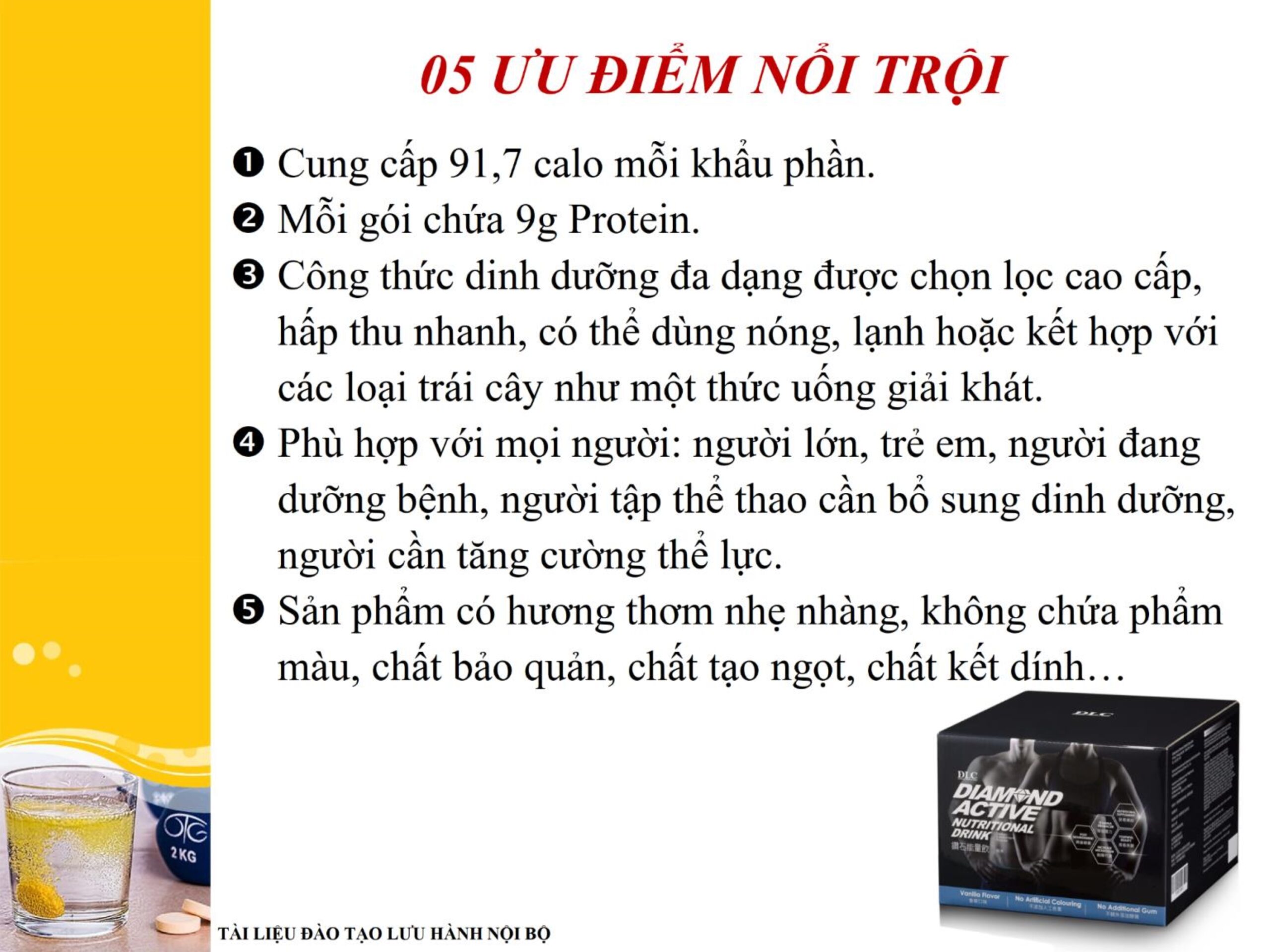 Bột Siêu Dinh Dưỡng Diamond Active - Sữa Siêu Dinh Dưỡng Bồi Bổ Sức Khỏe, Tăng Cường Thể Lực - Ảnh 5