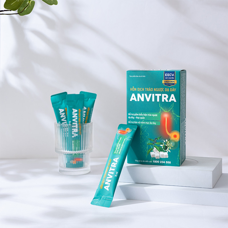 Hỗn Dịch Trào Ngược Dạ Dày Anvitra (Hộp 15 Gói) – Giảm Ợ Chua, Nóng Rát, Bảo Vệ Niêm Mạc Dạ Dày, Giải Pháp Toàn Diện Cho Người Ợ Chua, Trào Ngược Thực Quản - Ảnh 7