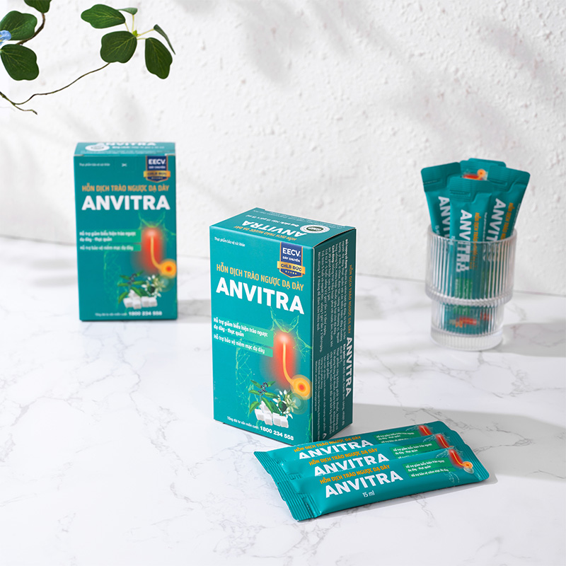 Hỗn Dịch Trào Ngược Dạ Dày Anvitra (Hộp 15 Gói) – Giảm Ợ Chua, Nóng Rát, Bảo Vệ Niêm Mạc Dạ Dày, Giải Pháp Toàn Diện Cho Người Ợ Chua, Trào Ngược Thực Quản - Ảnh 5