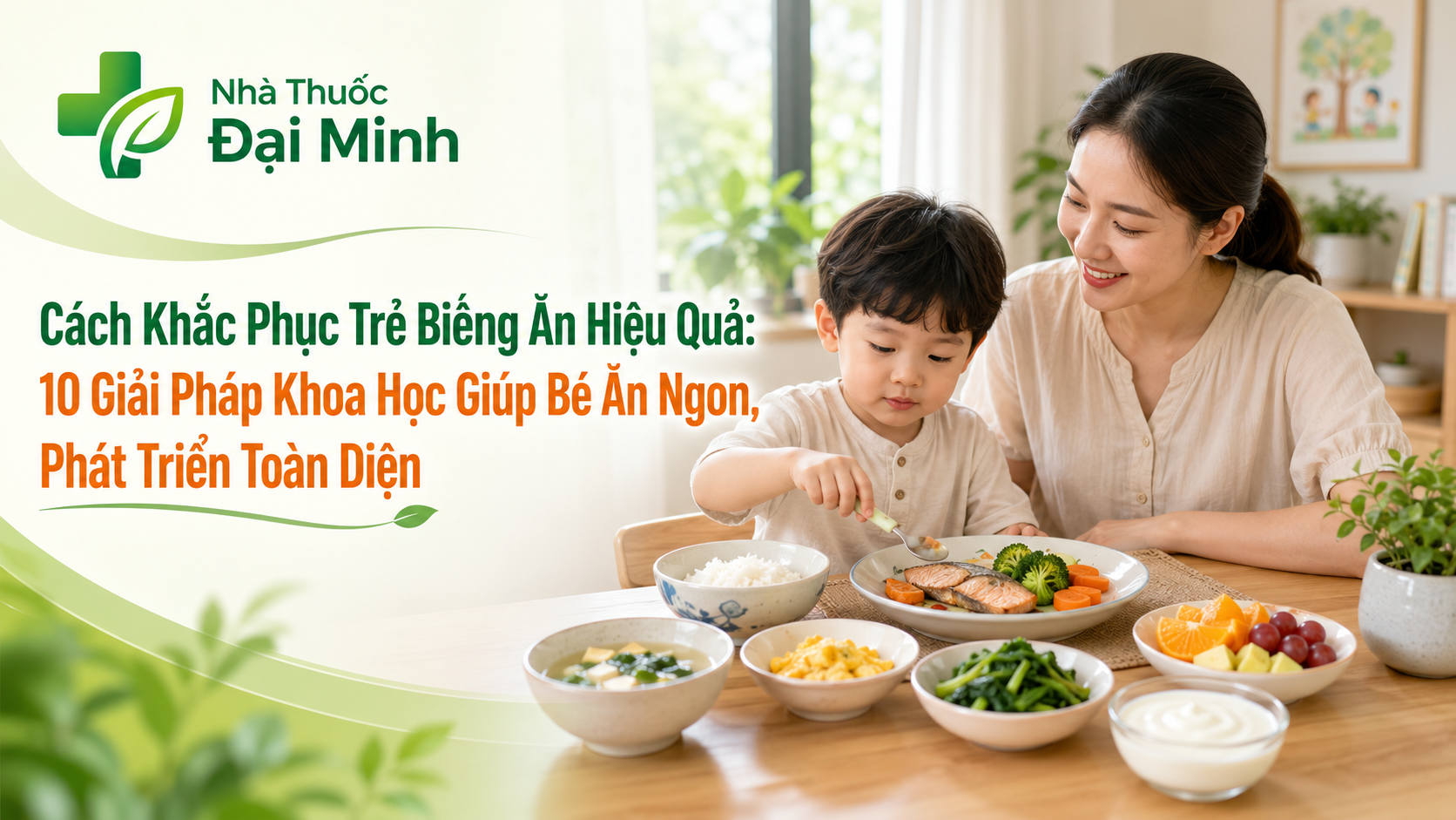 Cách khắc phục trẻ biếng ăn không cần ép con