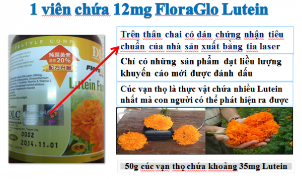 Viên bổ mắt Lutein Formula DLC Lọ 60 Viên - Bảo Vệ Mắt Toàn Diện, Giúp Giảm Tác Động Ánh Sáng Xanh, Phòng Ngừa Thoái Hóa Điểm Vàng Và Đục Thủy Tinh Thể - Ảnh 6