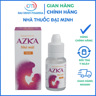 Dung Dịch Nhỏ Mũi Azka Nhỏ Mũi – Giảm Ngạt Mũi, Sổ Mũi Cho Trẻ Sơ Sinh