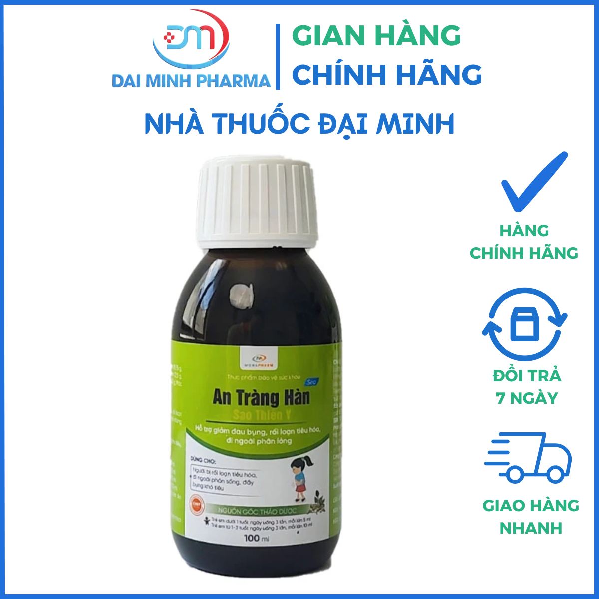 Siro An Tràng Hàn Sao Thiên Y (Chai 100ml) – Bổ Tỳ Vị, Giảm Đau Bụng, Rối Loạn Tiêu Hóa - Ảnh 4
