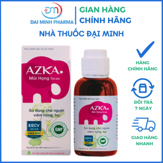 Hỗn Dịch Azka Mũi Họng Trẻ Em (Chai 120ml) – Giảm Ho, Tiêu Đờm & Đau Rát Họng