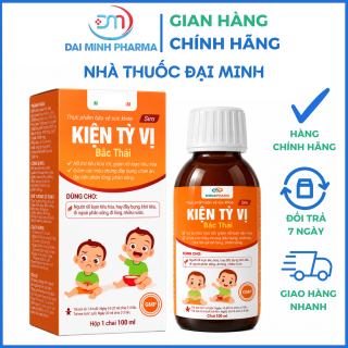 Siro Kiện Tỳ Vị Bắc Thái (Chai 100ml) – Hỗ Trợ Tiêu Hóa, Giảm Đầy Bụng & Đi Ngoài Phân Sống