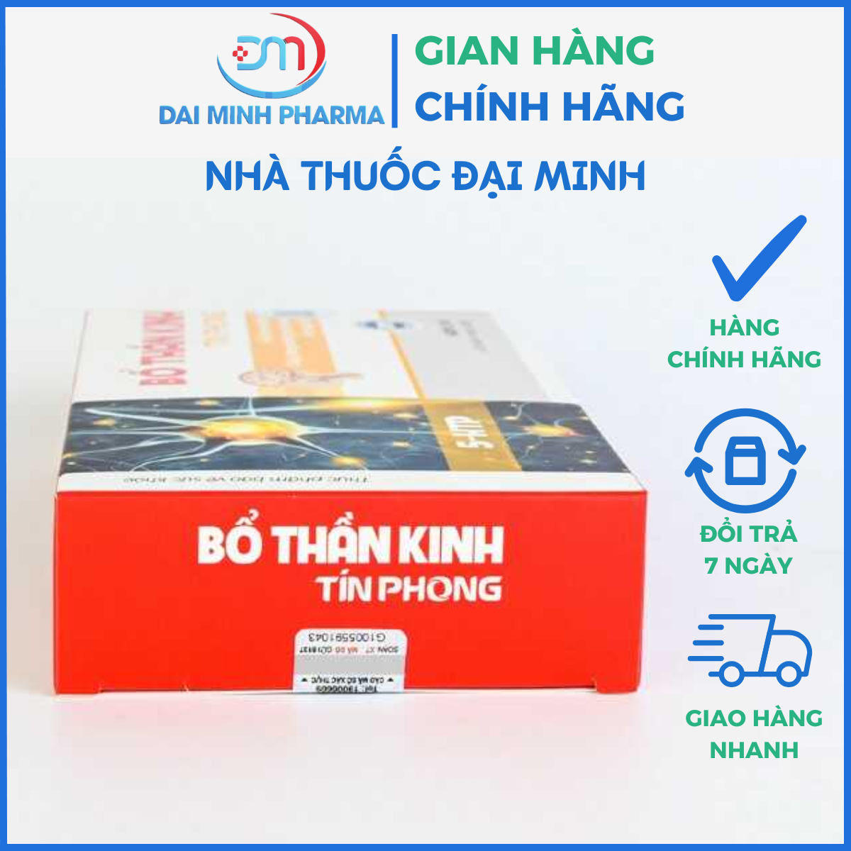Bổ Thần Kinh Tín Phong (Hộp 30 Viên) – An Thần, Giúp Ăn Ngủ Tốt & Giảm Tê Bì Tay Chân - Ảnh 7