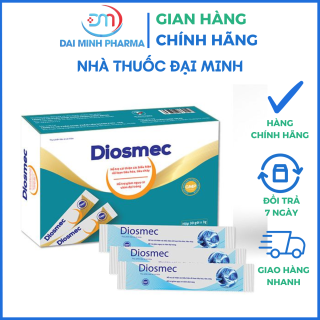 Cốm Tiêu Hóa Diosmec (Hộp 30 Gói) – Hỗ Trợ Cải Thiện Tiêu Chảy & Viêm Đại Tràng