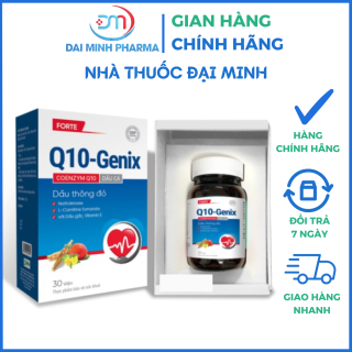 Viên Bổ Tim Q10 GENIX (30 Viên) – Tăng Cường Hoạt Động Tim, Điều Hòa Huyết Áp Giảm Mệt Mỏi