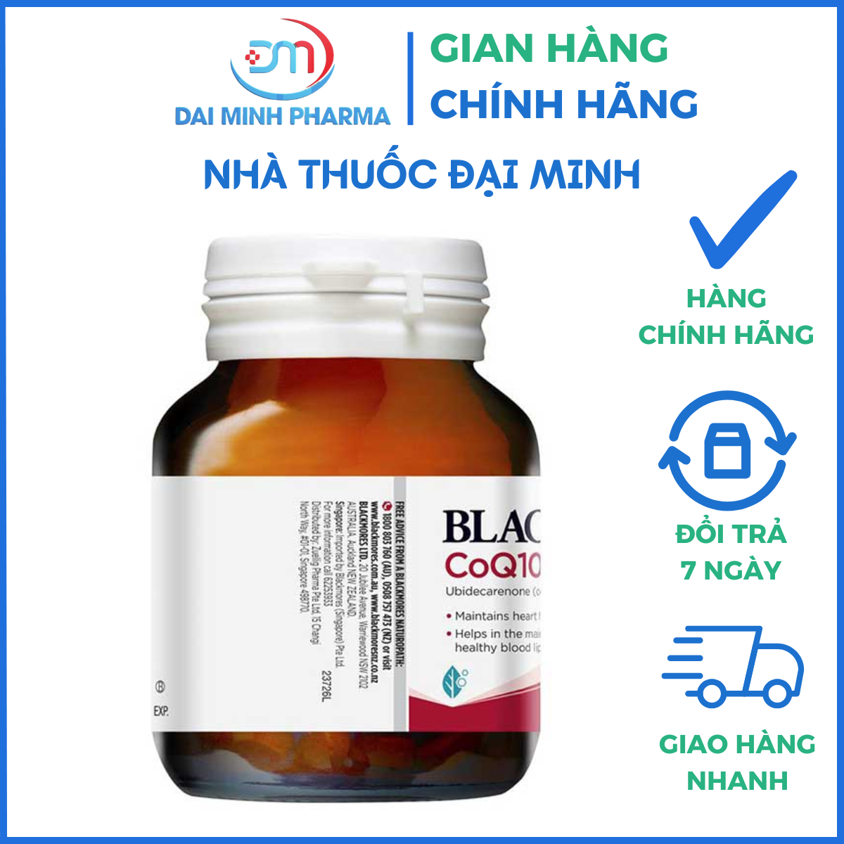 Viên Uống Blackmores CoQ10 150 mg Lọ 30 Viên - Ảnh 2