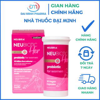 Men vi sinh phụ khoa NeuBiotic Her NEUBRIA Hộp 30 Viên
