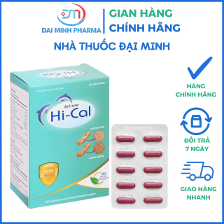 Canxi Hữu Cơ Avisure Hi-Cal (Hộp 60 Viên) – Bổ Sung Nano Canxi Hydroxyapatite, Vitamin D3 & K2 MK7 Cho Mẹ Bầu, Trẻ Em, Người Loãng Xương