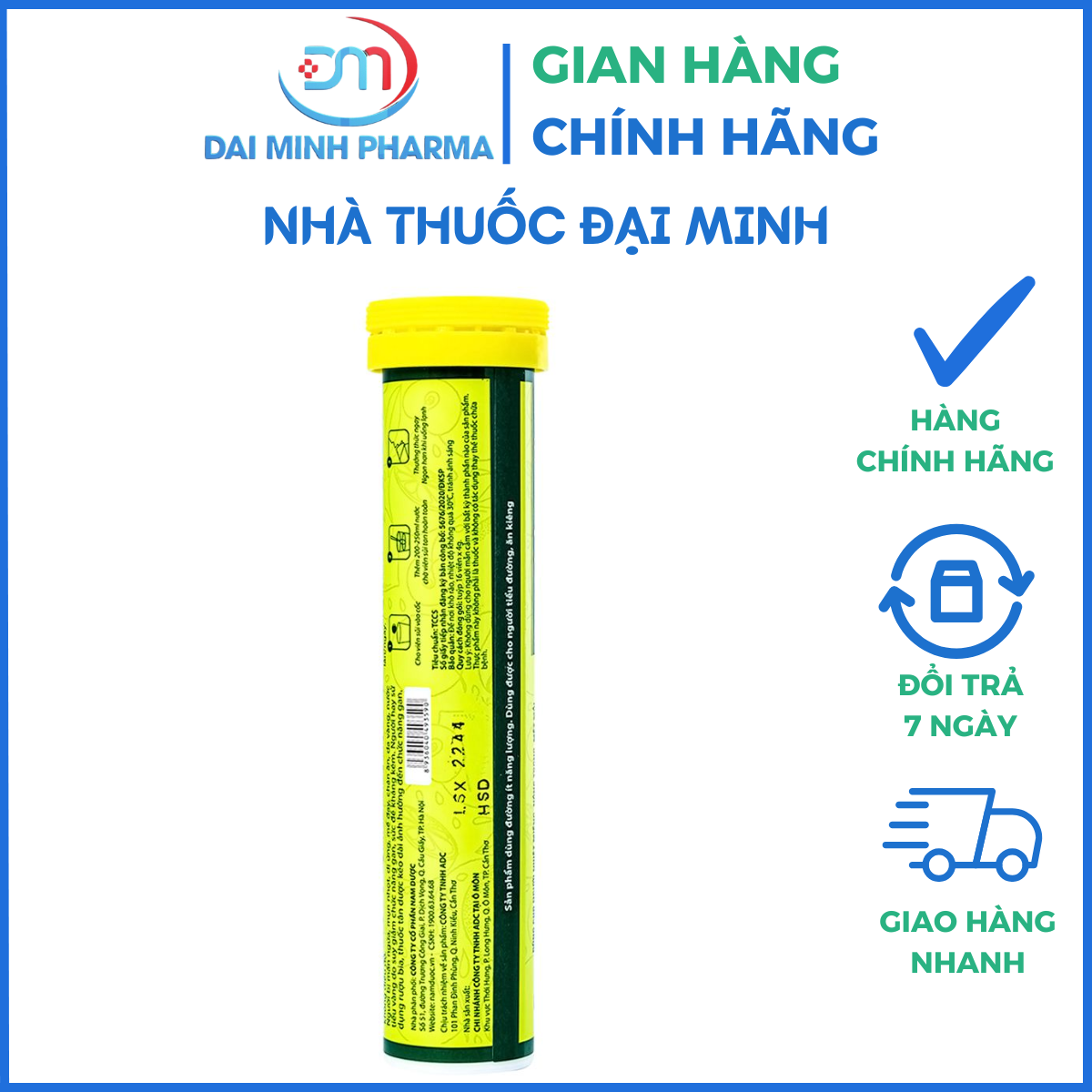 Viên Sủi Thanh Nhiệt Livecool Nam Dược Hương Chanh (Tuýp 16 Viên) – Mát Gan, Giải Độc, Tăng Đề Kháng - Ảnh 5