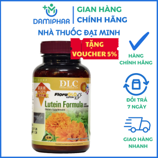 Viên bổ mắt Lutein Formula DLC Lọ 60 Viên - Bảo Vệ Mắt Toàn Diện, Giúp Giảm Tác Động Ánh Sáng Xanh, Phòng Ngừa Thoái Hóa Điểm Vàng Và Đục Thủy Tinh Thể