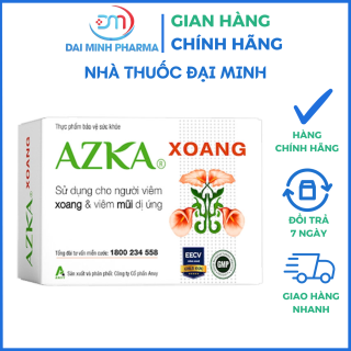 Viên Uống Azka Xoang (Hộp 30 Viên) – Hỗ Trợ Giảm Viêm Xoang & Viêm Mũi Dị Ứng