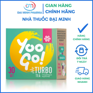 Trà Thảo Mộc Yoo Go Turbo Tea Siberian Wellness (Hộp 30 Túi) – Hỗ Trợ Thải Độc Đường Ruột & Giảm Mỡ Nội Tạng