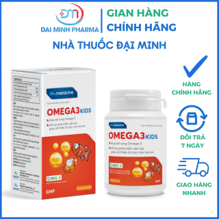Omega 3 Kids Meracine (Lọ 60 Viên) – Dầu Cá Cao Cấp MEG-3™ Phát Triển Trí Não & Cải Thiện Thị Lực Cho Trẻ