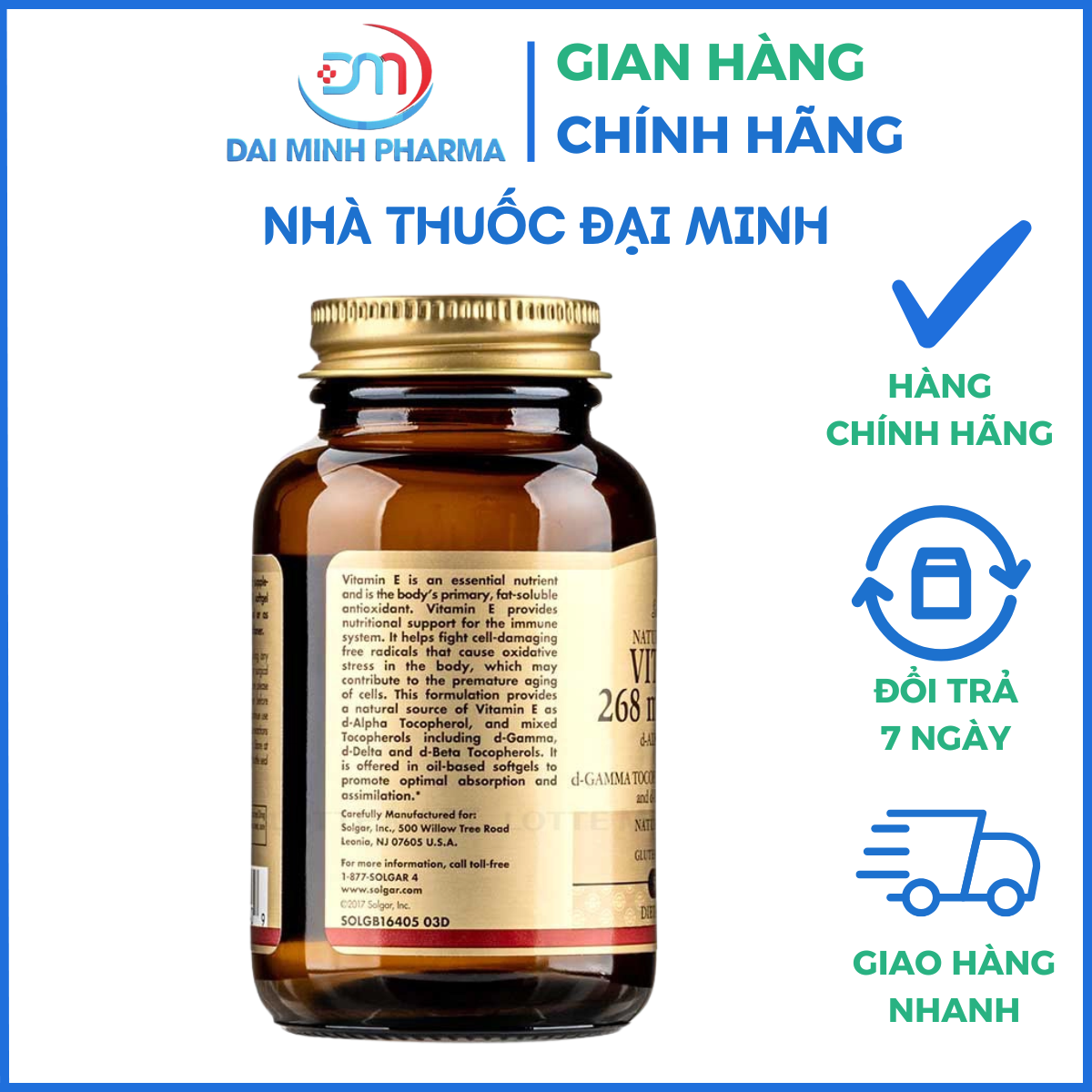 Super Potency Biotin 5000mcg SOLGAR Lọ 50 Viên - Hỗ trợ da, móng và tóc khỏe mạnh - Ảnh 2