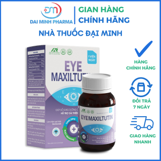 Eye Maxiltutin (Lọ 30 Viên) – Viên Uống Bổ Mắt Hàm Lượng Lutein Cao 24mg, Giúp Cải Thiện Thị Lực, Giảm Khô Mỏi Mắt