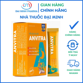 Hỗn Dịch Dạ Dày Anvitra (Hộp 15 Gói) – Cắt Nhanh Đau Rát Dạ Dày, Giảm Acid, Ợ Chua & Nóng Rát Thượng Vị