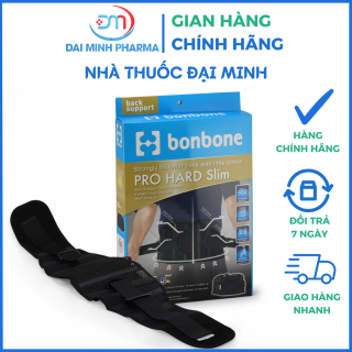 Đai Cột Sống Thắt Lưng BONBONE PRO HARD SLIM (Đen)