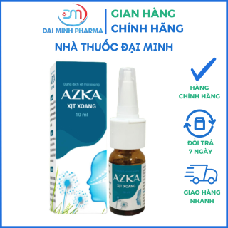 Azka Xịt Xoang (Lọ 10ml) – Hỗ Trợ Điều Trị Viêm Xoang, Viêm Mũi Dị Ứng