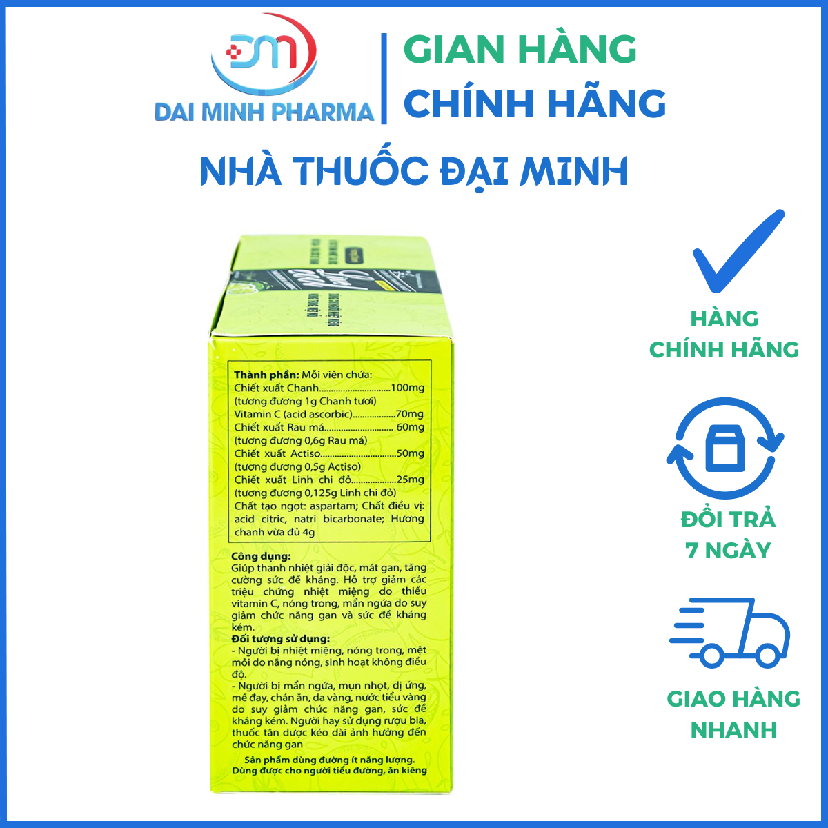 Viên Sủi Thanh Nhiệt Livecool Nam Dược Hương Chanh (Tuýp 16 Viên) – Mát Gan, Giải Độc, Tăng Đề Kháng - Ảnh 2