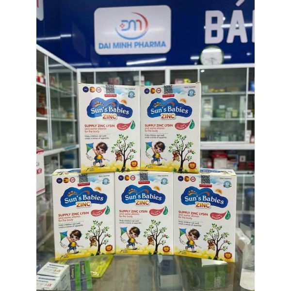 Kẽm SUN'S BABIES ZINC Lọ 30ml - Giúp Trẻ Ăn Ngon, Hỗ Trợ Tăng Cường Sức Đề Kháng Cho Cơ Thể - Ảnh 4
