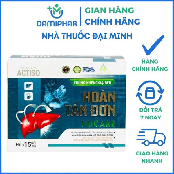 Viên Hoàn Tán Đơn Nucare Hộp 15 Gói