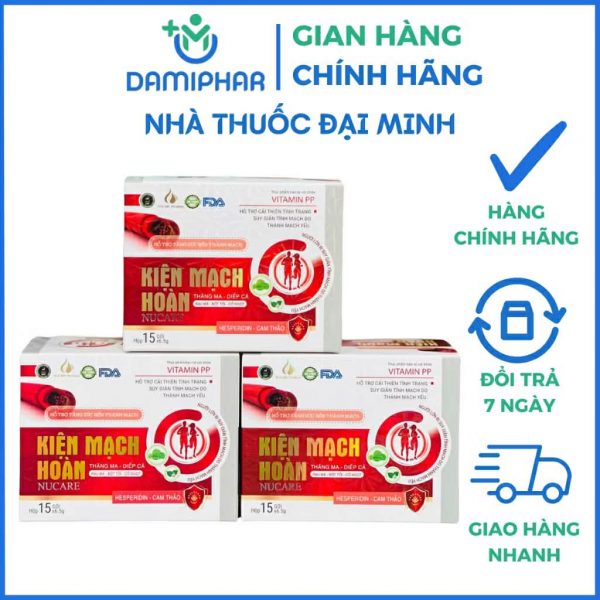 Viên Uống Kiện Mạch Hoàn Nucare Hộp 15 Gói - Ảnh 3