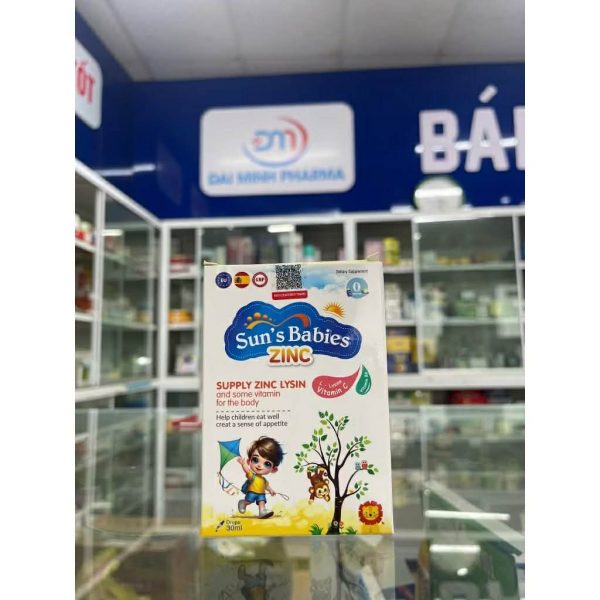 Kẽm SUN'S BABIES ZINC Lọ 30ml - Giúp Trẻ Ăn Ngon, Hỗ Trợ Tăng Cường Sức Đề Kháng Cho Cơ Thể - Ảnh 2