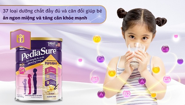 Sữa Bột PediaSure Abbott (850g) – Dinh Dưỡng Đột Phá Pepti Gro Cho Trẻ Biếng Ăn, Tăng Chiều Cao & Cân Nặng - Ảnh 3