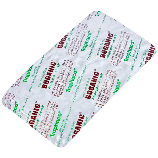 Boganic Forte Traphaco (Hộp 50 Viên) – Thuốc Bổ Gan, Giải Độc Gan, Giảm Vàng Da, Mụn Nhọt & Hạ Mỡ Máu - Ảnh 4