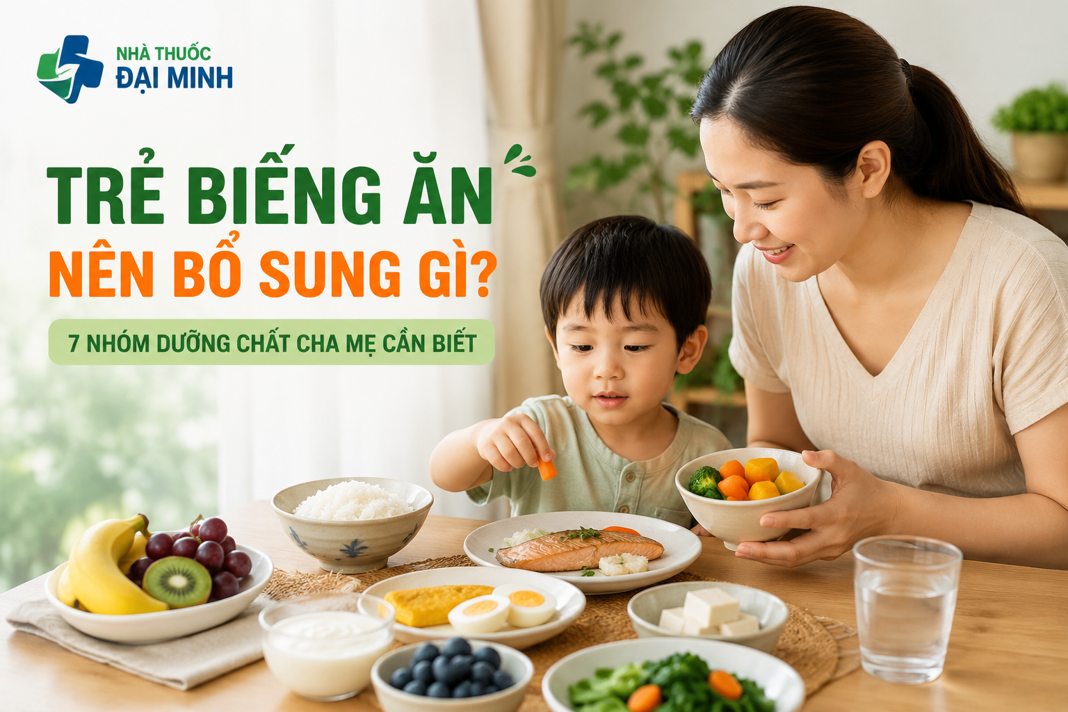 Trẻ biếng ăn nên bổ sung gì để cải thiện dinh dưỡng