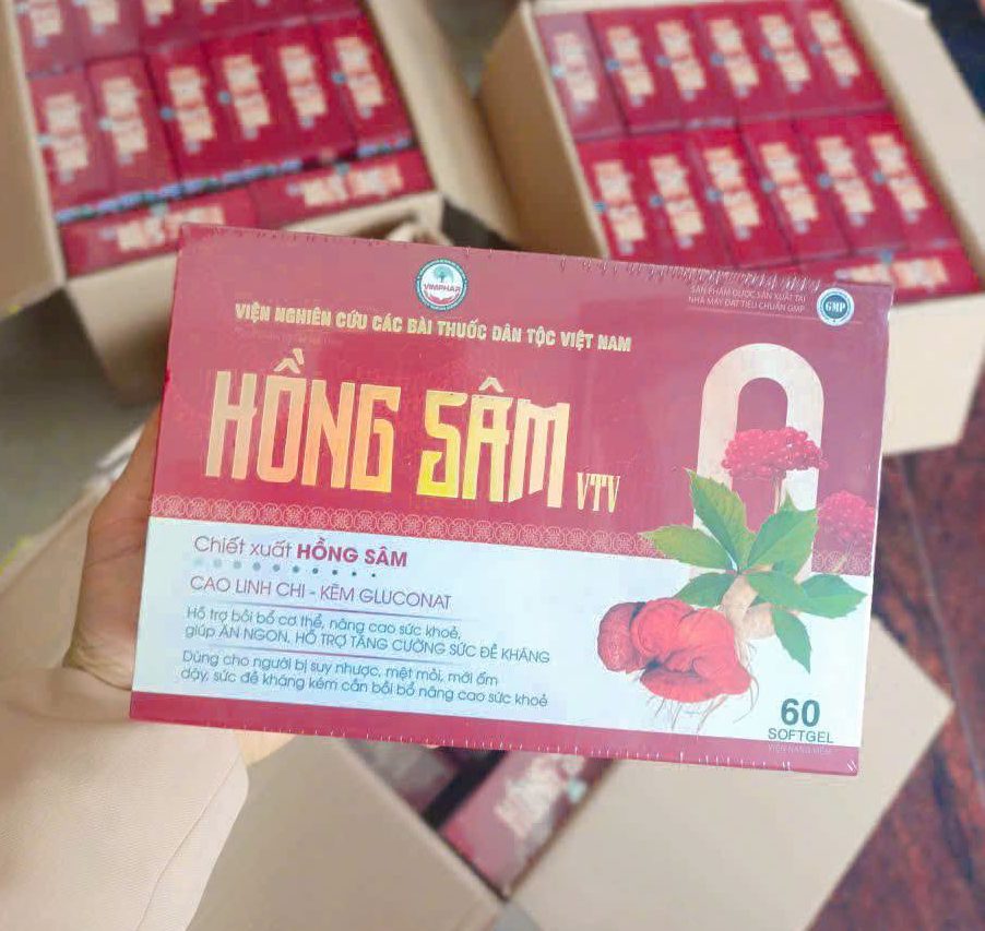 Viên Bổ Hồng Sâm VTV (Hộp 60 Viên) – Tăng Cường Sức Đề Kháng, Bồi Bổ Thể Trạng, Giúp Ăn Ngon Ngủ Ngon - Ảnh 5