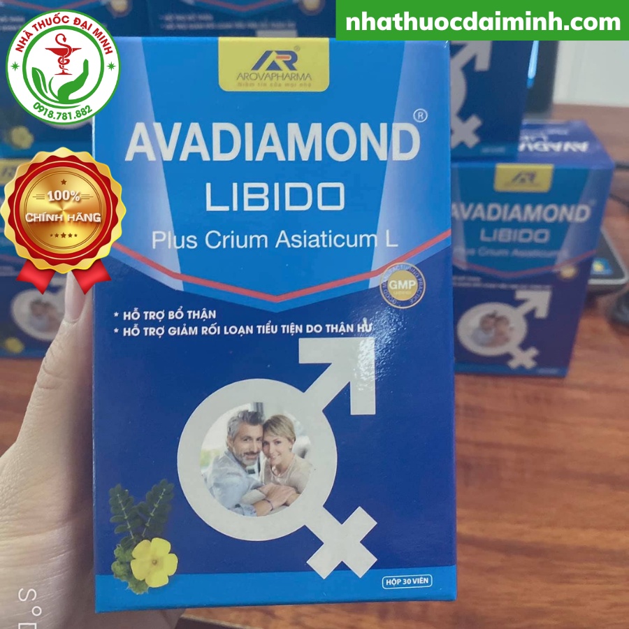 Viên Uống Tiểu Đêm AvaDiamond Libido (Lọ 30 Viên) – Bổ Thận, Giảm Tiểu Đêm, Tiểu Nhiều Lần, Đau Lưng Mỏi Gối - Ảnh 6