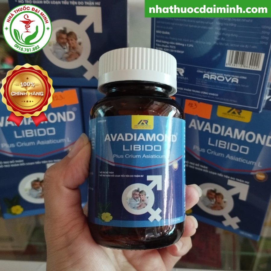 Viên Uống Tiểu Đêm AvaDiamond Libido (Lọ 30 Viên) – Bổ Thận, Giảm Tiểu Đêm, Tiểu Nhiều Lần, Đau Lưng Mỏi Gối - Ảnh 5