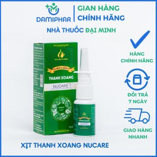 Xịt Mũi Thanh Xoang Nucare Lọ 15ml