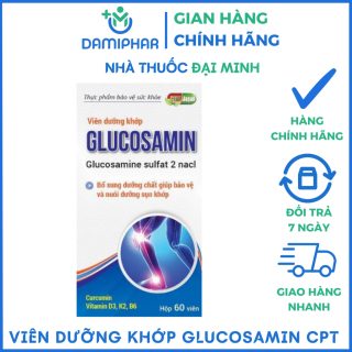 Viên Dưỡng Khớp Glucosamin CPT Japan (Lọ 60 Viên) – Bảo Vệ Sụn Khớp, Giảm Khô Khớp, Đau Mỏi & Cứng Khớp