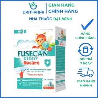 Siro Fusecan Kiddy Nucare Hộp 20 Gói - Siro Tăng Đề Kháng Tăng Miễn Dịch Cho Bé