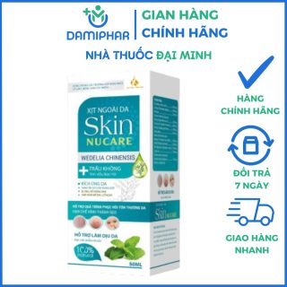 Xịt Skin Nucare Lọ 50ml - Giảm Viêm Da, Mụn Nhọt, Lở Loét