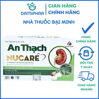 An Thạch Nucare Lọ 60 Viên (Tán Thạch Nucare Mẫu Mới) - Hỗ Trợ Sỏi Đường Tiết Niệu, Sỏi Mật, Sỏi Thận