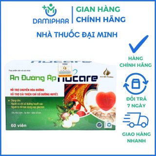 An Đường Áp Nucare Lọ 60 Viên - Hỗ Trợ Tăng Cường Sức Khỏe Tim Mạch